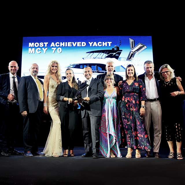 MCY 70 : le "Most achieved yacht" de l'année 2019